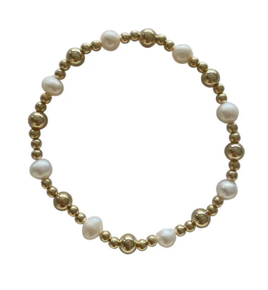 Gold Filled Pearl Bracelet 80.00