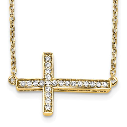 Diamond Cross 14ky .05ct tw. 400.00