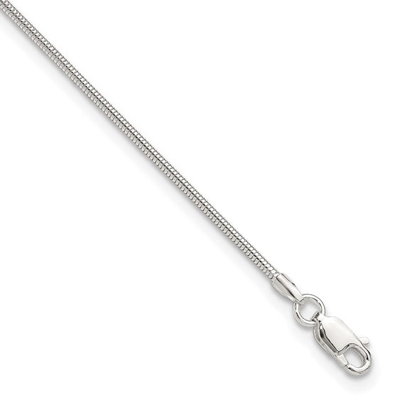 Sterling Silver Adjustable 2mm Snake Chain 78.00