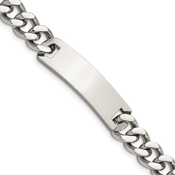 Men's Stainless Steel Polished 7.5" ID Bracelet 8" 70.00