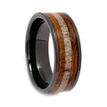DOUBLE BARREL 8mm Black Ceramic Tennessee Whiskey Antler Ring 180.00