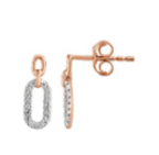 Diamond Drop Paperclip Earring 0.10ctw 14K 360.00