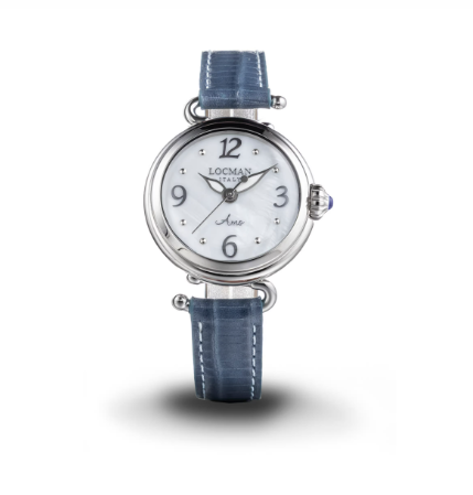 LOCMAN Amo Lady's Three Hand Quartz S.S. Titanium 420.00