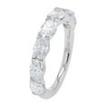14K White Gold 2.0ctw Lab Grown Diamond Band 3200.00