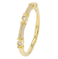 10K Yellow Gold and Diamond Band 900.00