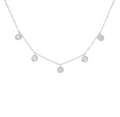 White Gold and Diamond Station Necklace 1250.00