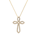 Yellow Gold and Diamond Cross 1500.00