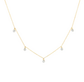 Dual Tone Diamond and Gold Necklace 2100.00