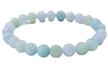Aquamarine Bead Bracelet 39.00