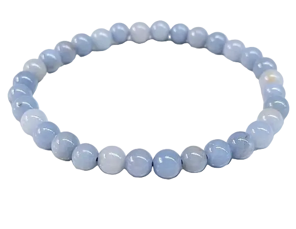 Angelite Bead Bracelet 29.00