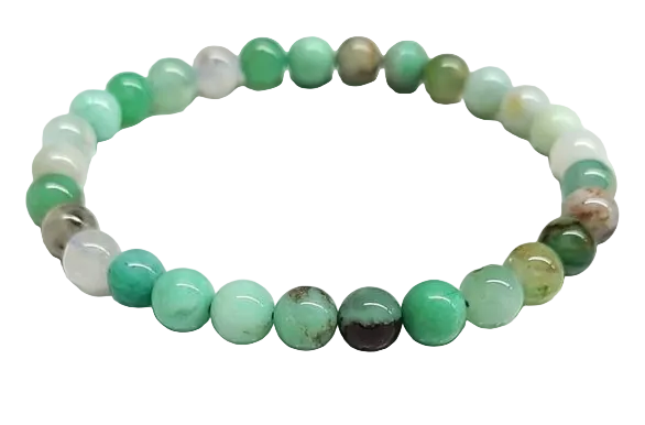 Chrysoprase Bead Bracelet 29.00