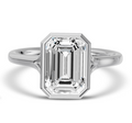 3.05 Lab Grown Emerald Diamond in 14K White Gold Ring 6000.00