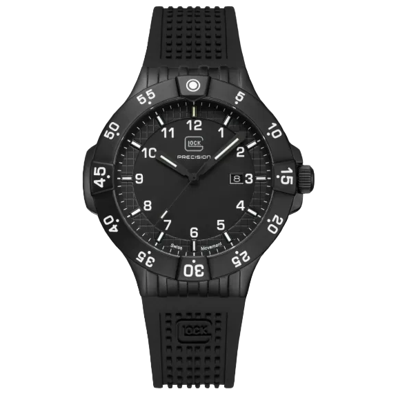 GLOCK Precision Men's Quartz Watch Black/Black 499.00
