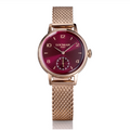 LOCMAN 1960 Lady's Three Hands Quartz Maroon Face and Rose Gold PVD Band 510.00