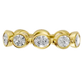1.33 Total Carat Lab Diamond 14K Yellow Gold Band 2900.00