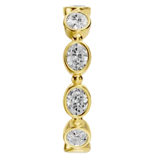 1.33 Total Carat Lab Diamond 14K Yellow Gold Band 2900.00