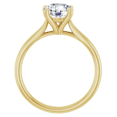 1.70 Lab Grown Round Diamond and 18k Yellow Gold Ring 3900.00