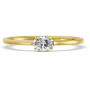 Lab Diamond Solitaire Stacking Ring 750.00