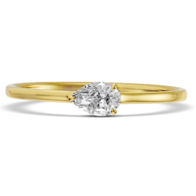 Lab Diamond Solitaire Stacking Ring 750.00