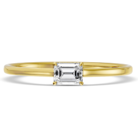 Lab Diamond Solitaire Stacking Ring 750.00