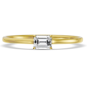 Lab Diamond Solitaire Stacking Ring 750.00
