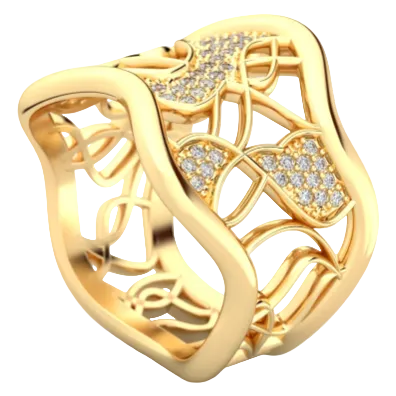Estate Jamie Turner 18K Diamond Ring 4750.00