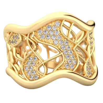 Estate Jamie Turner 18K Diamond Ring 4750.00