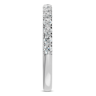 Diamond Half Eternity Band 14K White Gold 0.5ctw 3550.00