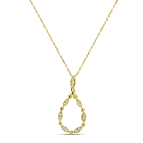 Art Deco Style Diamond and Gold Necklace 1850.00
