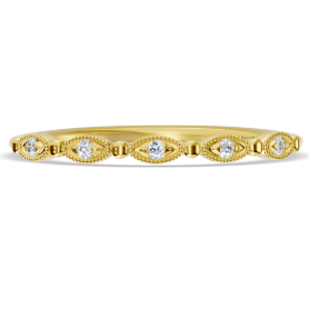 Half Eternity Diamond Gold Band 950.00