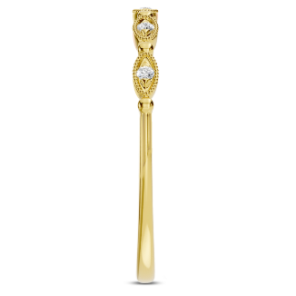 Half Eternity Diamond Gold Band 950.00