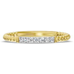 Diamond Gold Stacking Band 1050.00