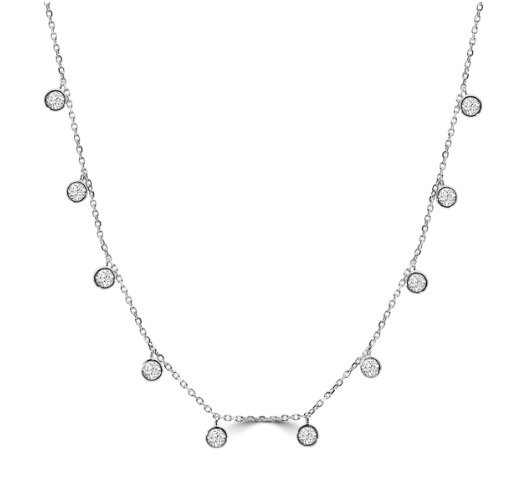 Diamond By the Yard Dangle 1/2ct Necklace 2800.00