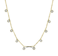 Diamond By the Yard Dangle 1/2ct Necklace 2800.00