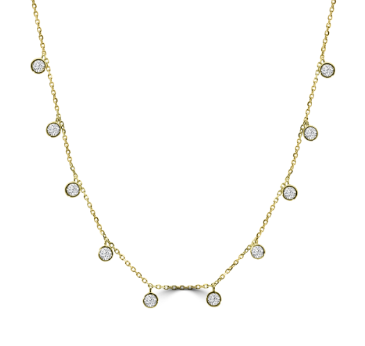 Diamond By the Yard Dangle 1/2ct Necklace 2800.00