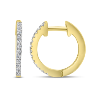 Diamond Hoop Huggies 1600.00
