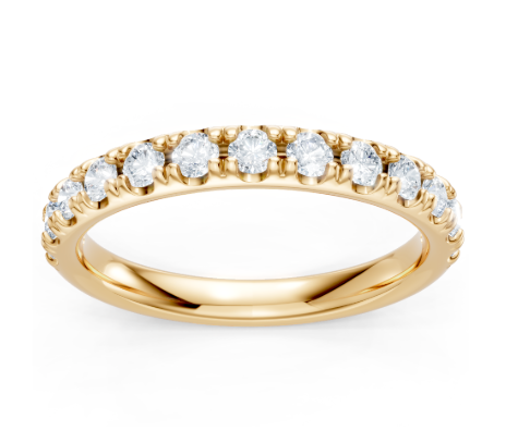 Diamond 0.50ctw Yellow Gold Band 3550.00