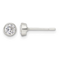 Sterling Silver CZ Stud Earring 30.00