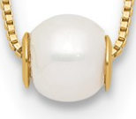 Freshwater Cultured Pearl and Gold Pendant ONLY 355.00