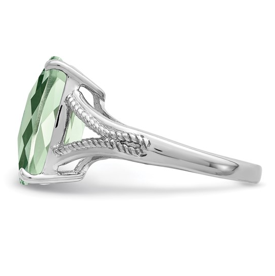 Sterling Silver Prasiolite Ring 230.00