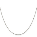 Sterling Silver Beaded Rolo Chain 55.00