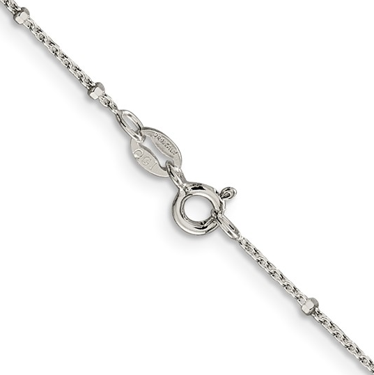 Sterling Silver Beaded Rolo Chain 55.00