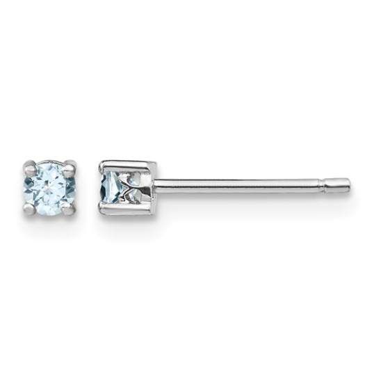 Gemstone and Silver Stud Earring 40.00