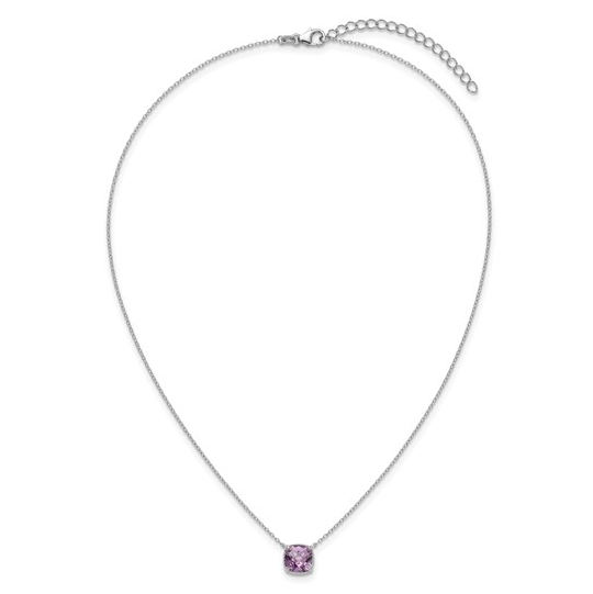 Silver Amethyst Necklace 270.00