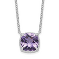Silver Amethyst Necklace 270.00
