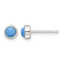 Silver Turquoise Stud Earrings 55.00
