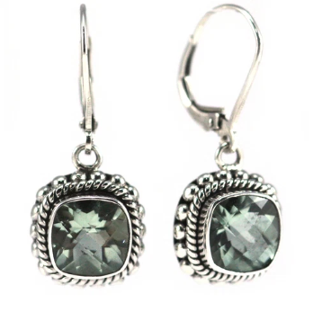 Sterling Silver Prasiolite Accent Dangle Earrings 230.00