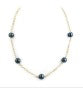 South Sea Black Pearl Station Necklace 450.00