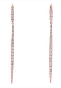 Rose Gold and Diamond Earrings 4400.00