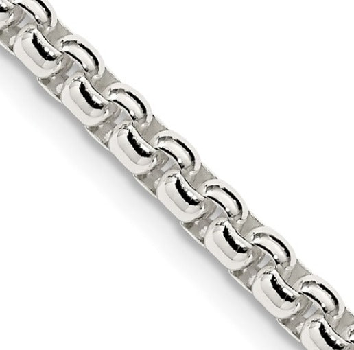 Sterling Silver Round Box Chain 22" 400.00